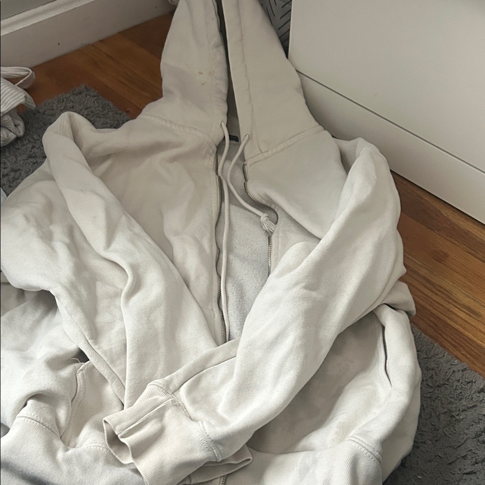 Brandy Melville White Hoodie